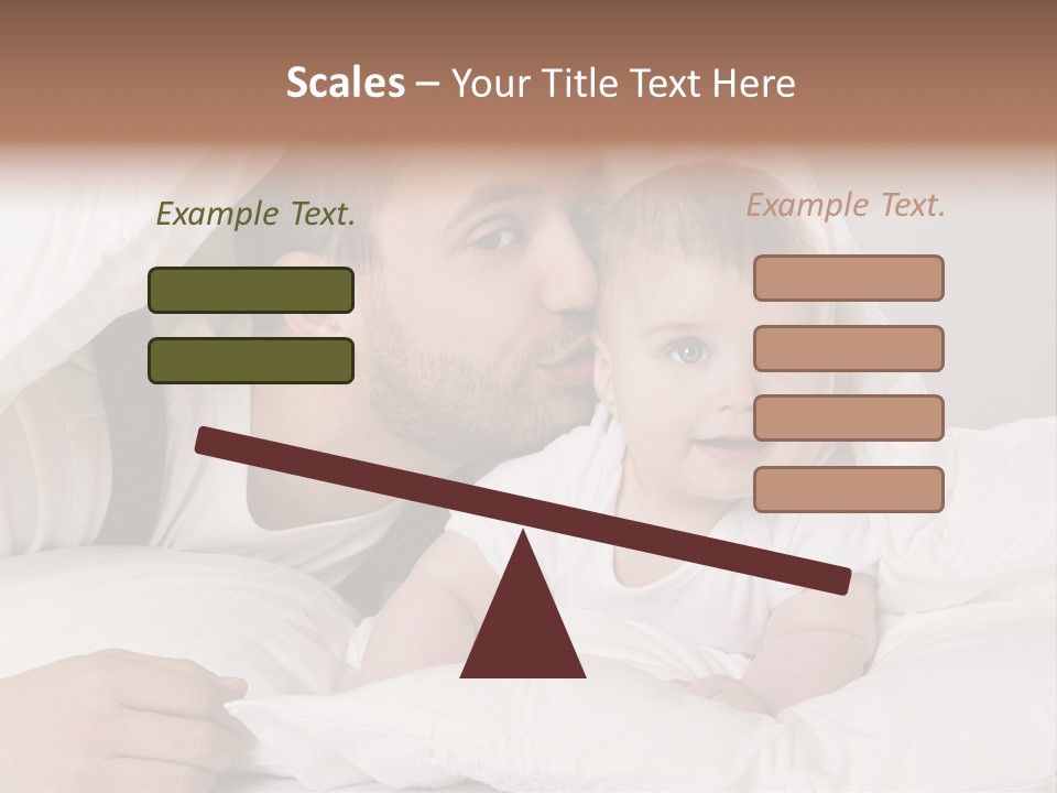 Face Male Bedroom PowerPoint Template