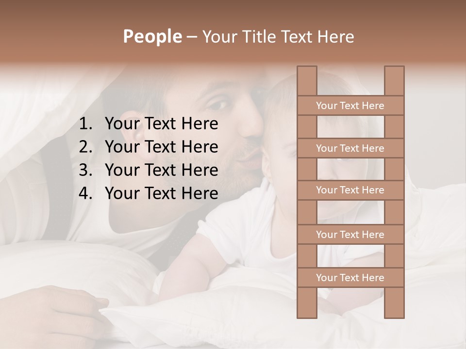 Face Male Bedroom PowerPoint Template