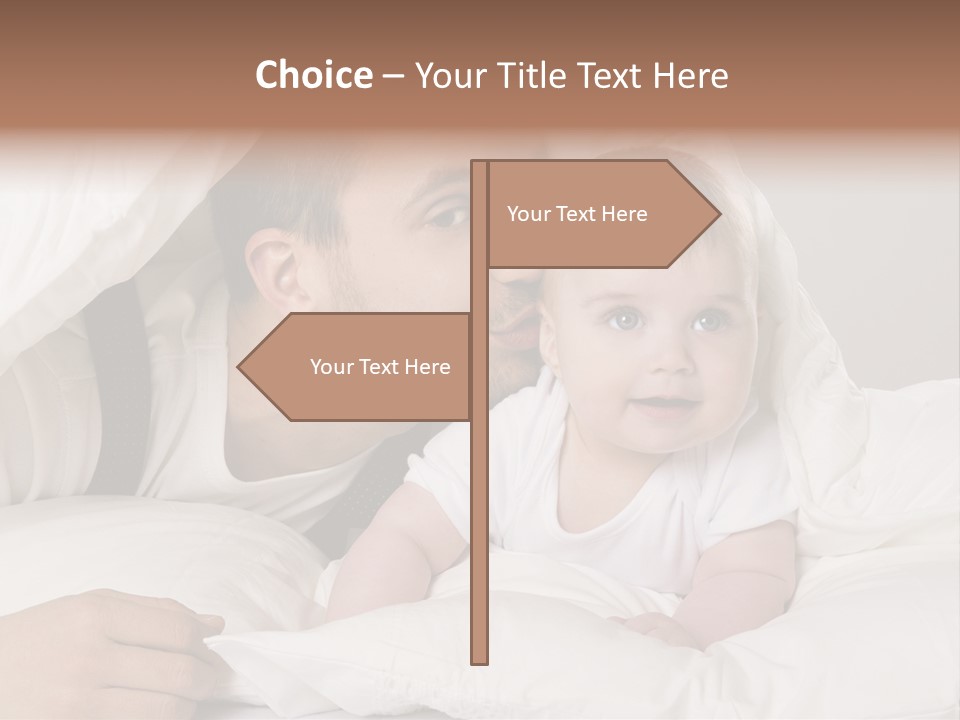 Face Male Bedroom PowerPoint Template