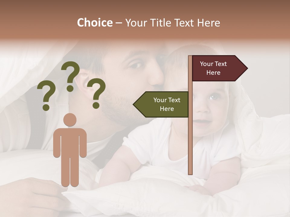 Face Male Bedroom PowerPoint Template