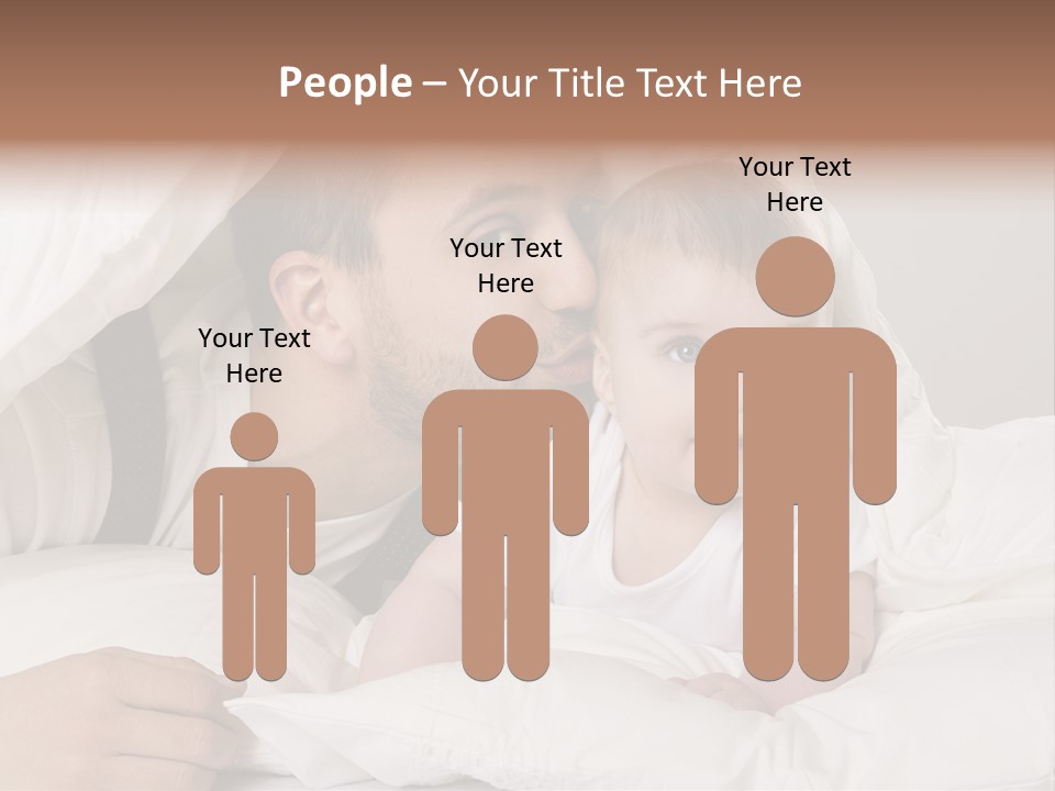 Face Male Bedroom PowerPoint Template