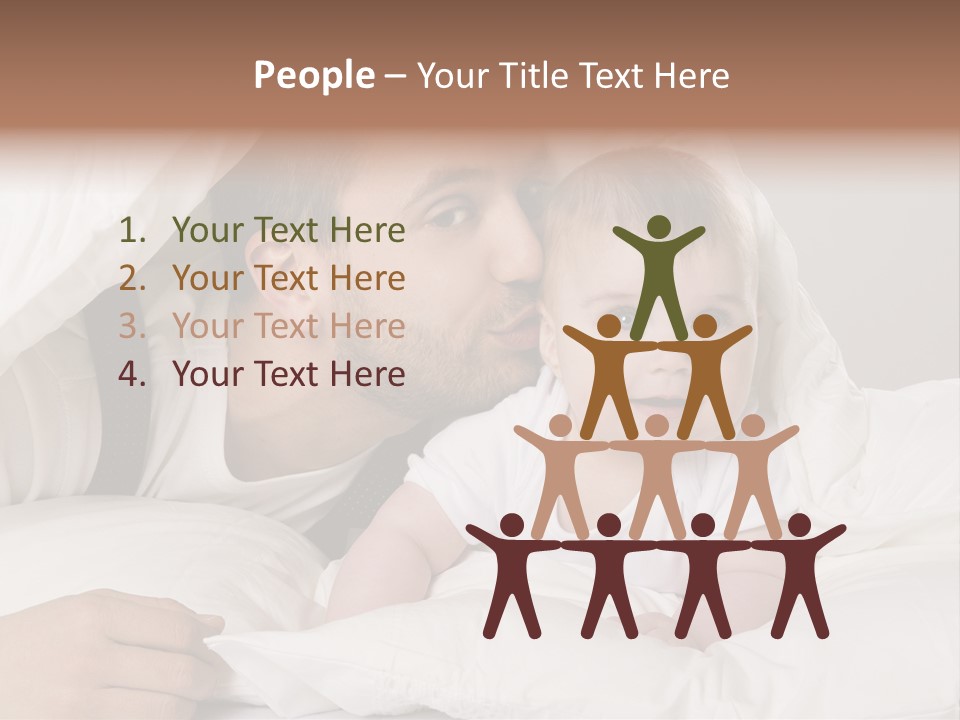 Face Male Bedroom PowerPoint Template