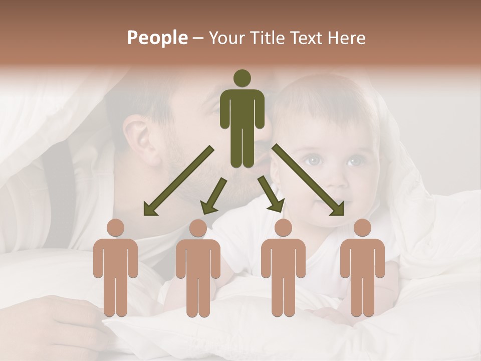 Face Male Bedroom PowerPoint Template