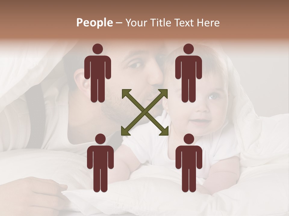 Face Male Bedroom PowerPoint Template