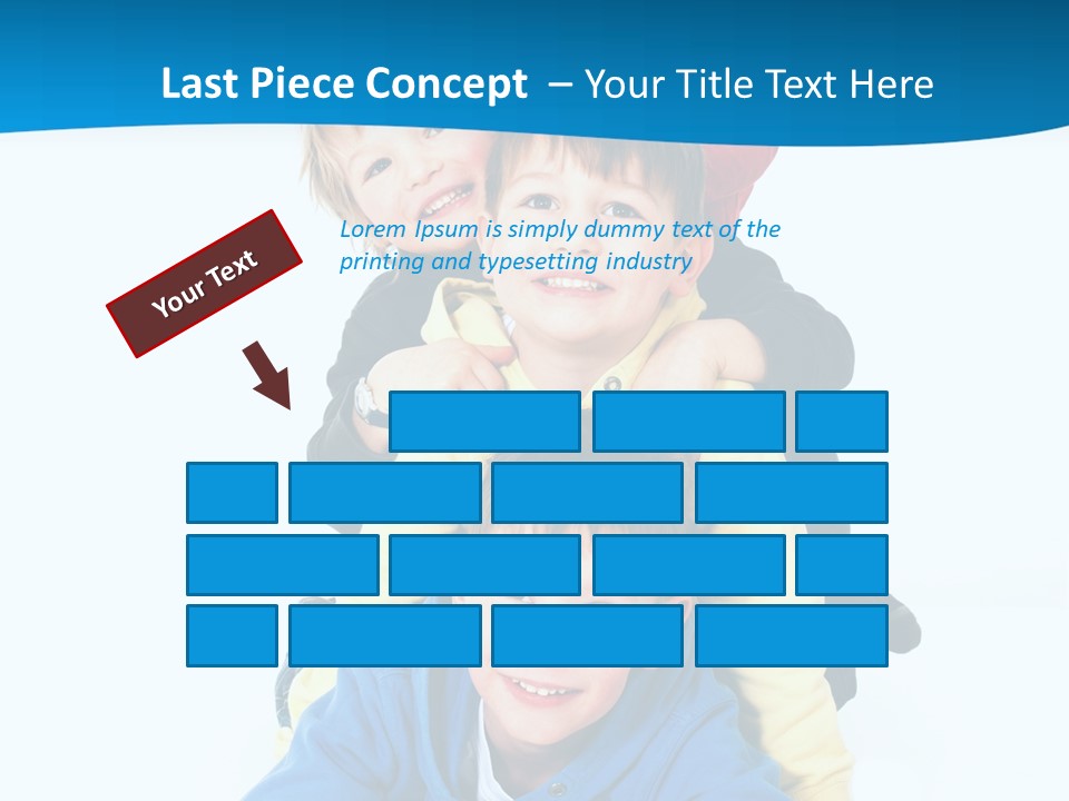 Kleinkind Lachen Kindheit PowerPoint Template