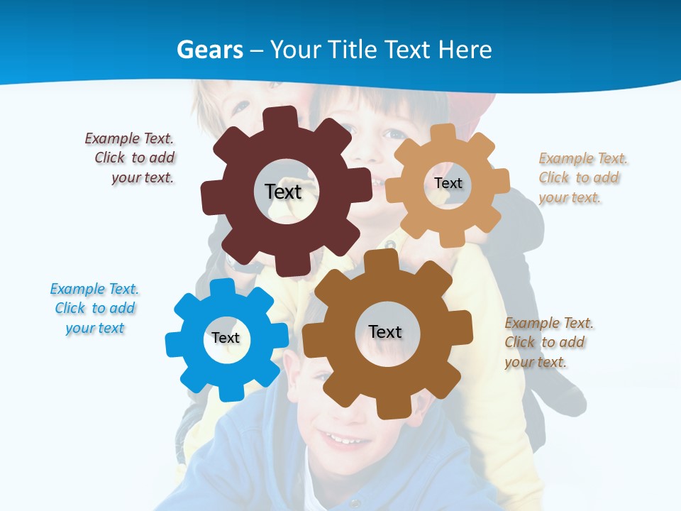 Kleinkind Lachen Kindheit PowerPoint Template