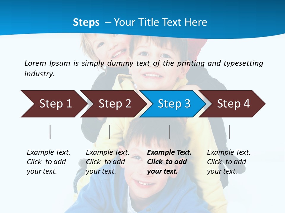 Kleinkind Lachen Kindheit PowerPoint Template