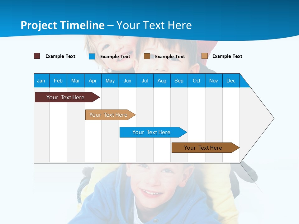 Kleinkind Lachen Kindheit PowerPoint Template