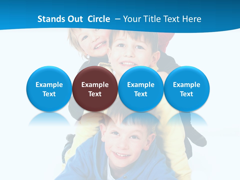 Kleinkind Lachen Kindheit PowerPoint Template