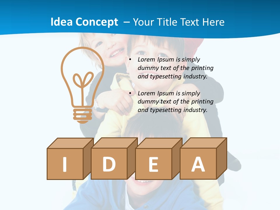 Kleinkind Lachen Kindheit PowerPoint Template