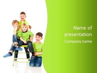 Spa Kinder Lernen PowerPoint Template