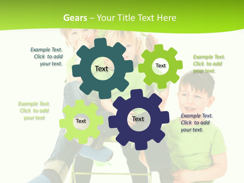 Spa Kinder Lernen PowerPoint Template