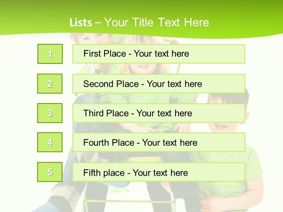 Spa Kinder Lernen PowerPoint Template