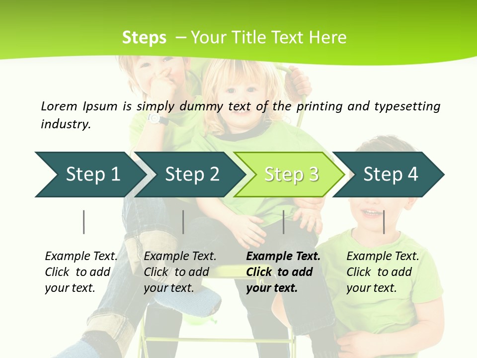 Spa Kinder Lernen PowerPoint Template
