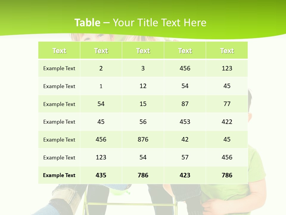 Spa Kinder Lernen PowerPoint Template