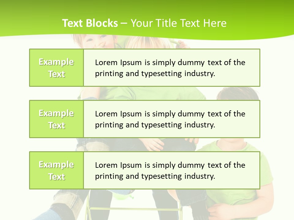 Spa Kinder Lernen PowerPoint Template