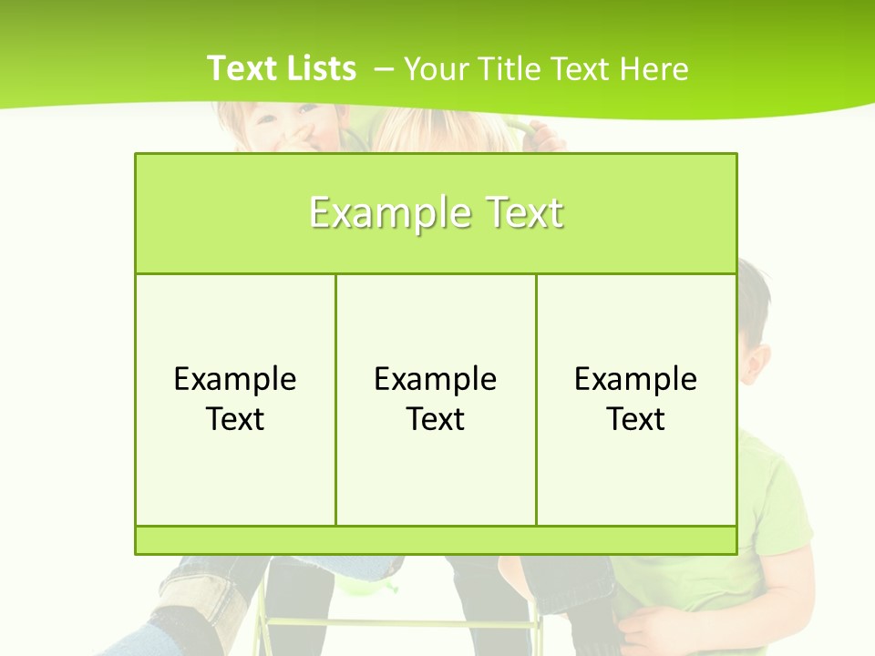 Spa Kinder Lernen PowerPoint Template