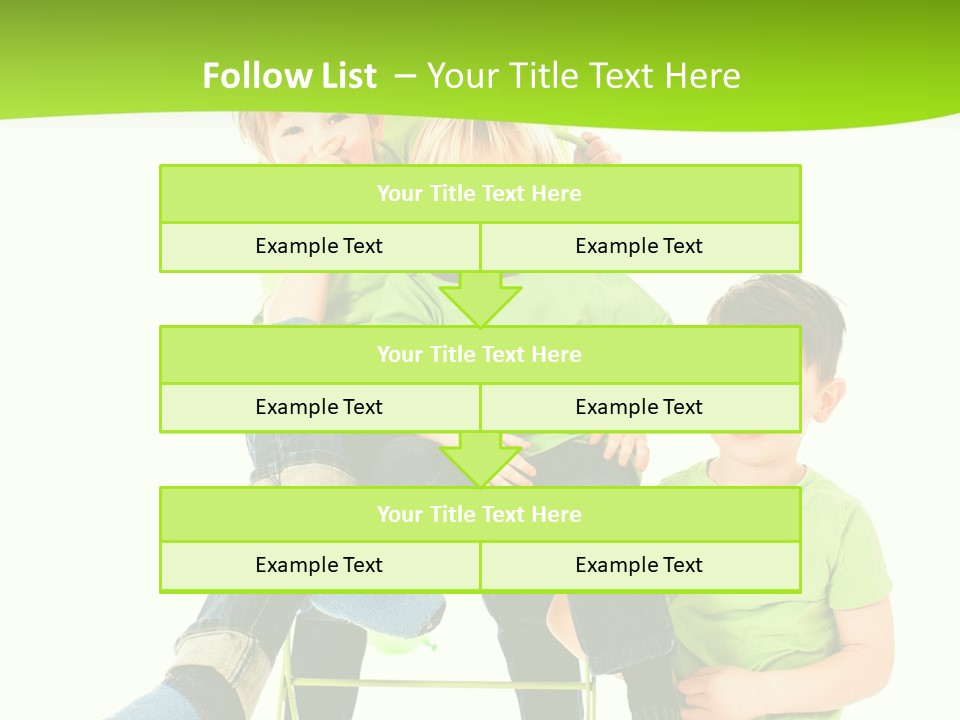 Spa Kinder Lernen PowerPoint Template