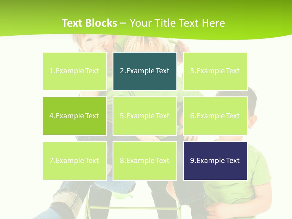 Spa Kinder Lernen PowerPoint Template