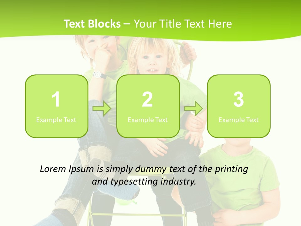 Spa Kinder Lernen PowerPoint Template