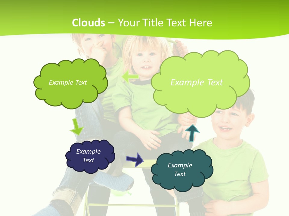 Spa Kinder Lernen PowerPoint Template