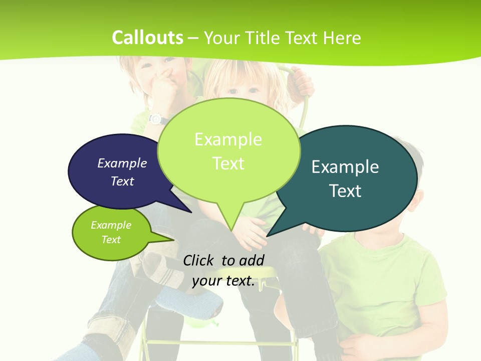 Spa Kinder Lernen PowerPoint Template