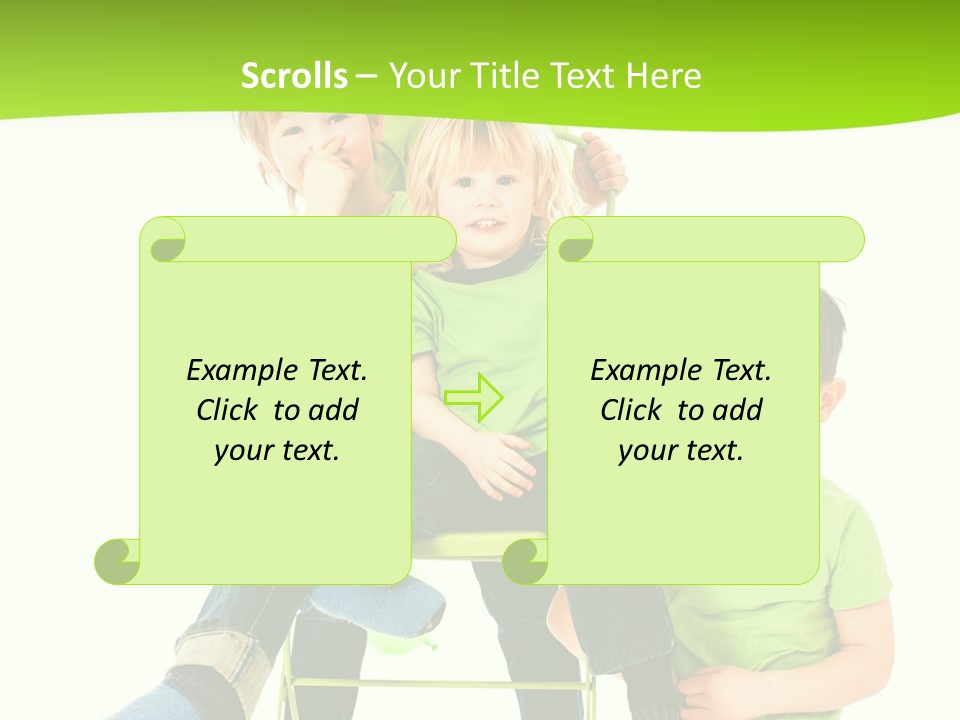 Spa Kinder Lernen PowerPoint Template