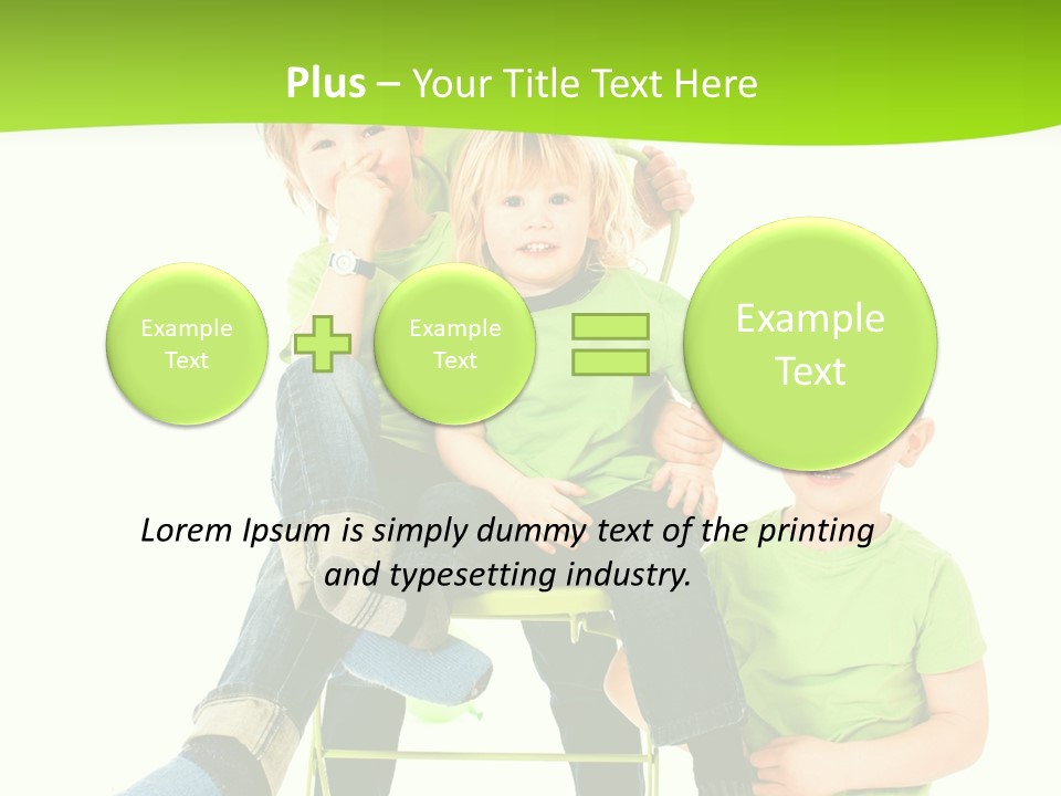 Spa Kinder Lernen PowerPoint Template