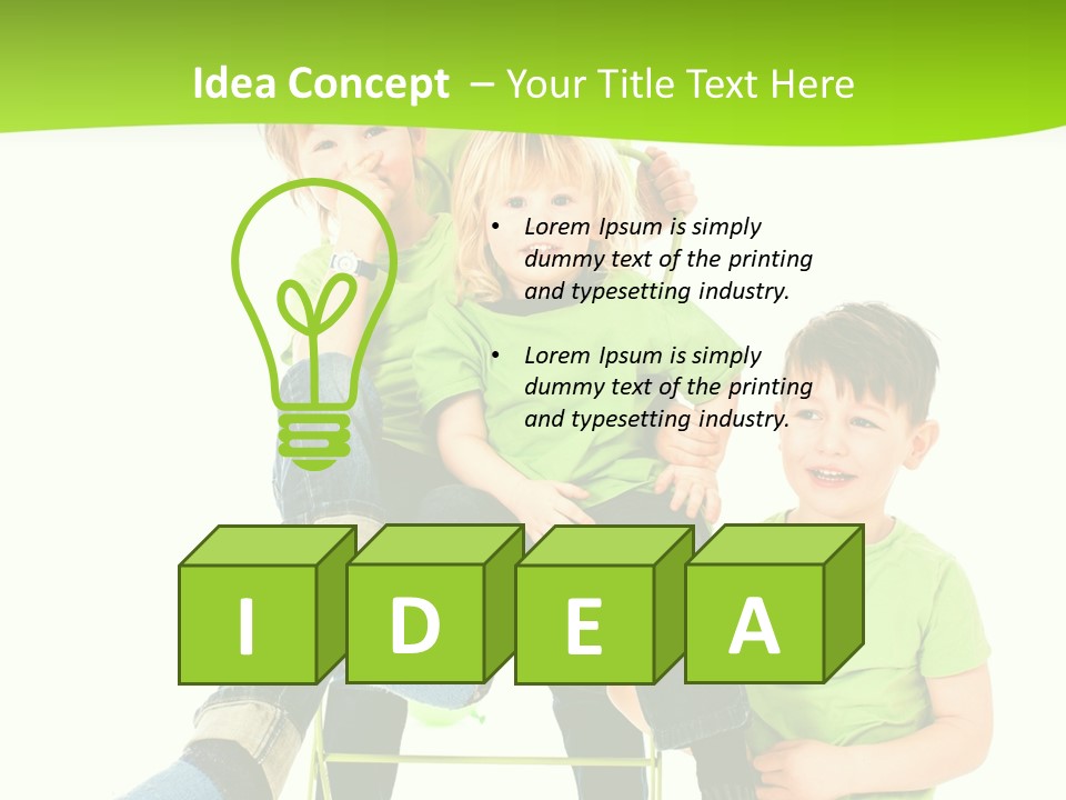 Spa Kinder Lernen PowerPoint Template