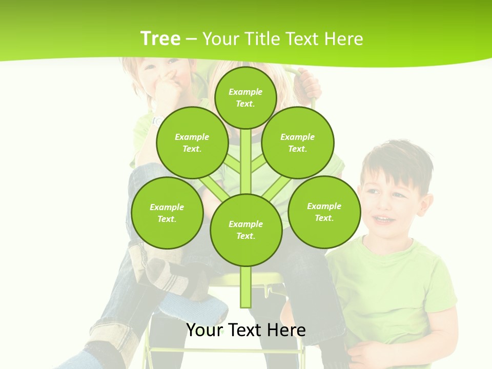 Spa Kinder Lernen PowerPoint Template