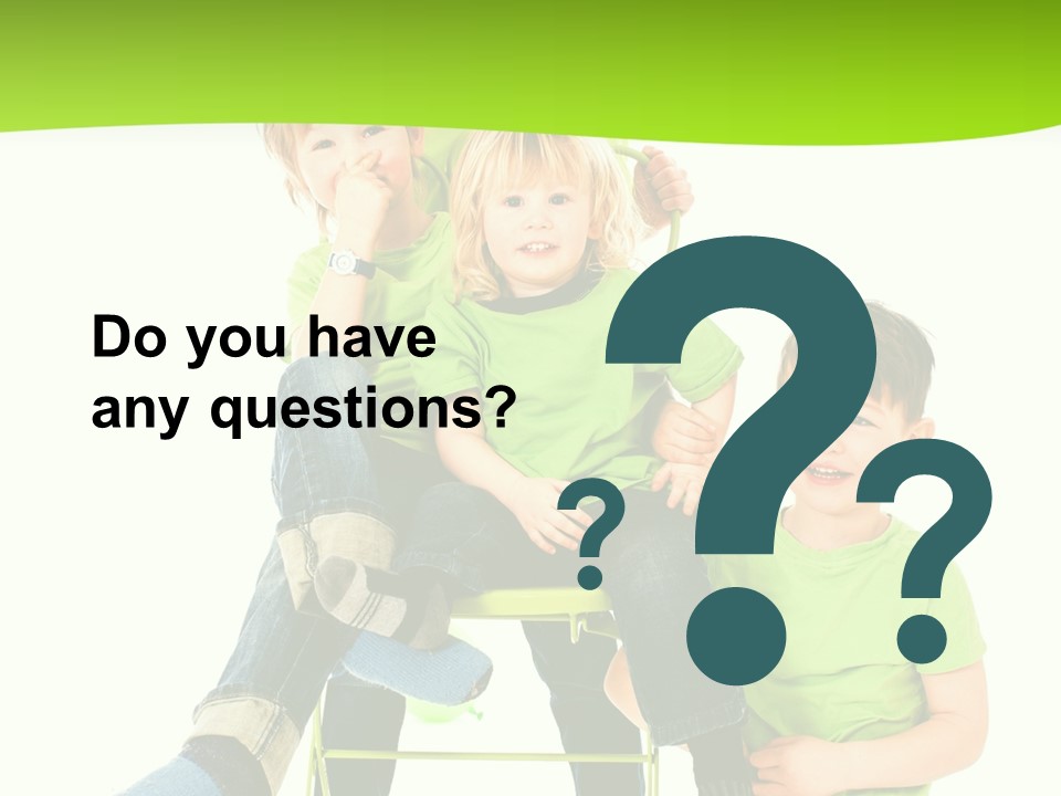 Spa Kinder Lernen PowerPoint Template