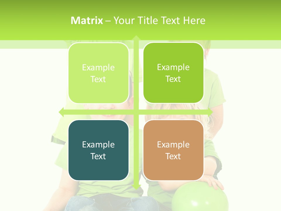 Spielt Freisteller Herumalbern PowerPoint Template