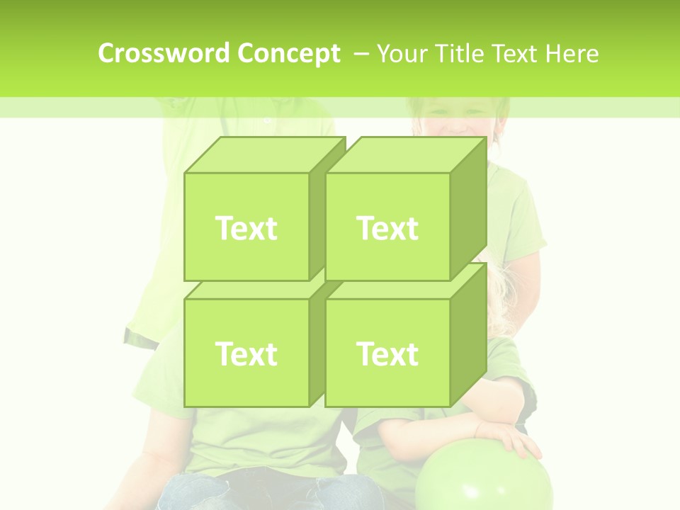 Spielt Freisteller Herumalbern PowerPoint Template
