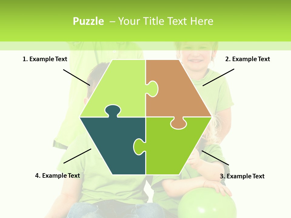 Spielt Freisteller Herumalbern PowerPoint Template