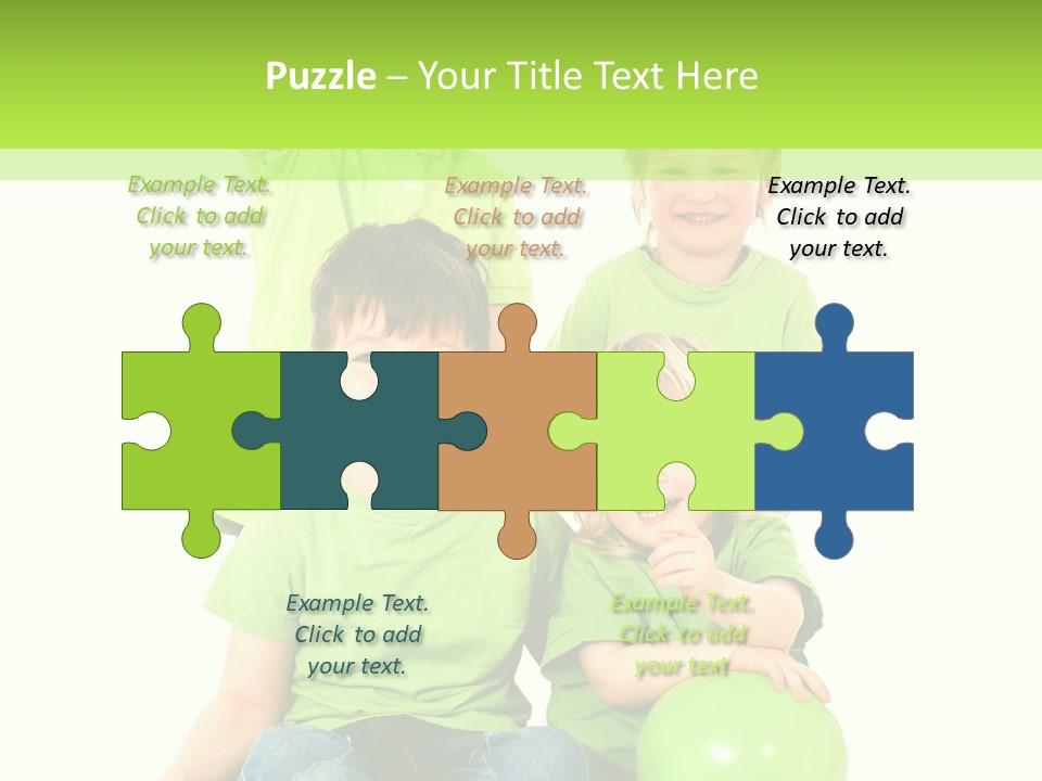 Spielt Freisteller Herumalbern PowerPoint Template