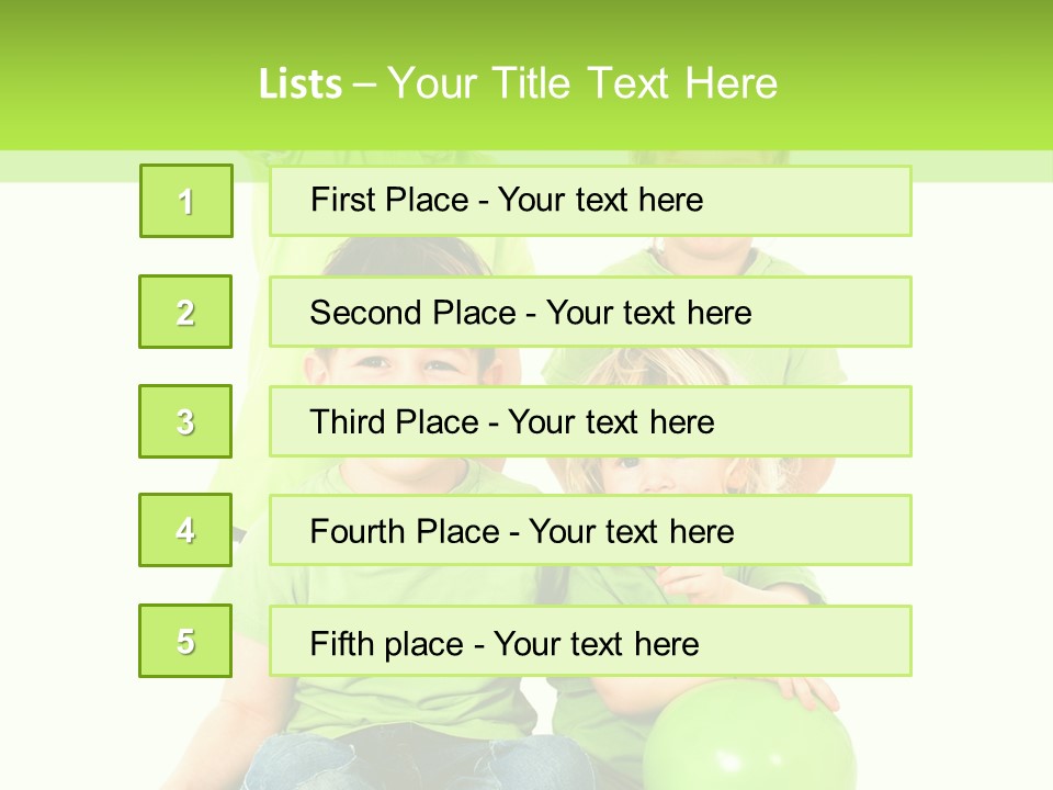 Spielt Freisteller Herumalbern PowerPoint Template