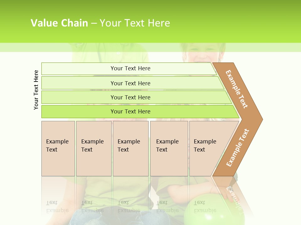 Spielt Freisteller Herumalbern PowerPoint Template
