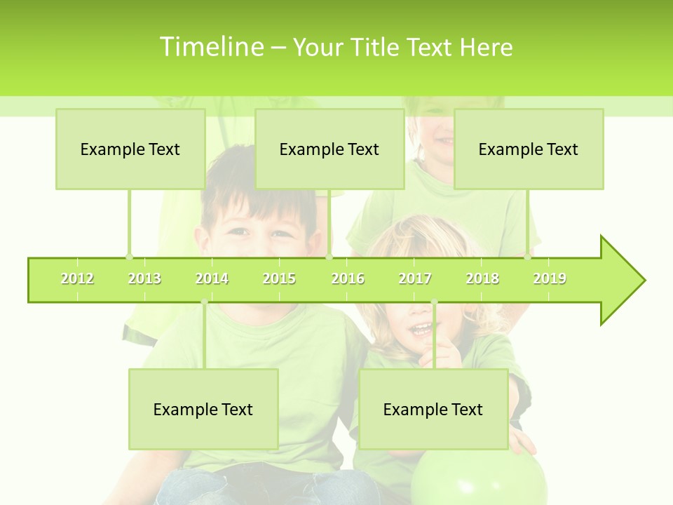 Spielt Freisteller Herumalbern PowerPoint Template