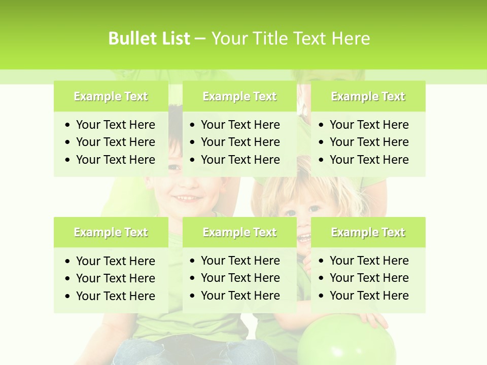 Spielt Freisteller Herumalbern PowerPoint Template