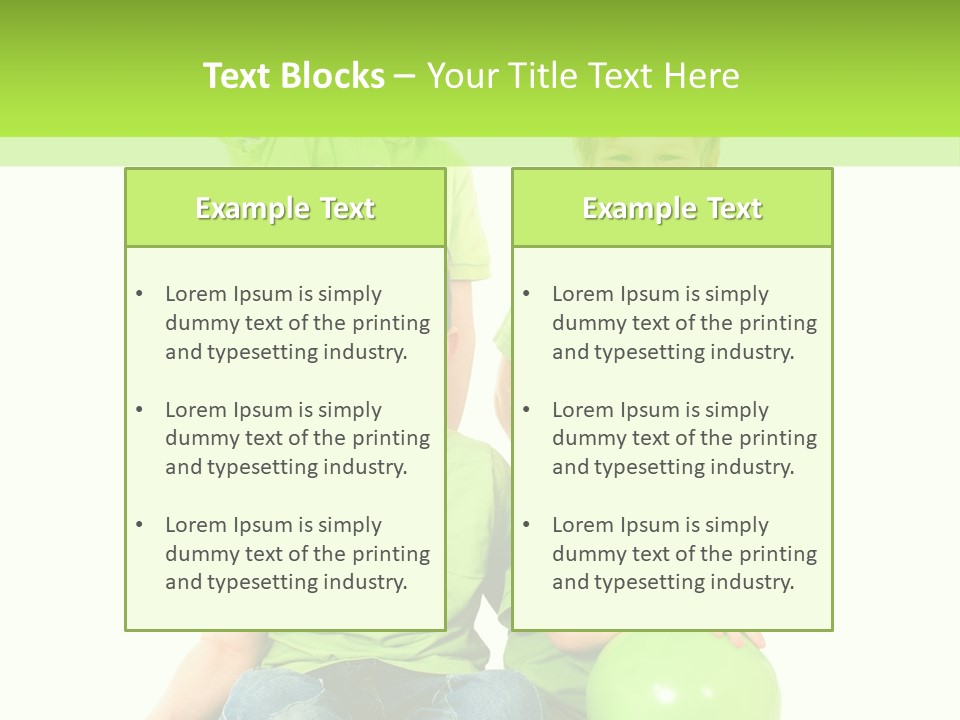 Spielt Freisteller Herumalbern PowerPoint Template