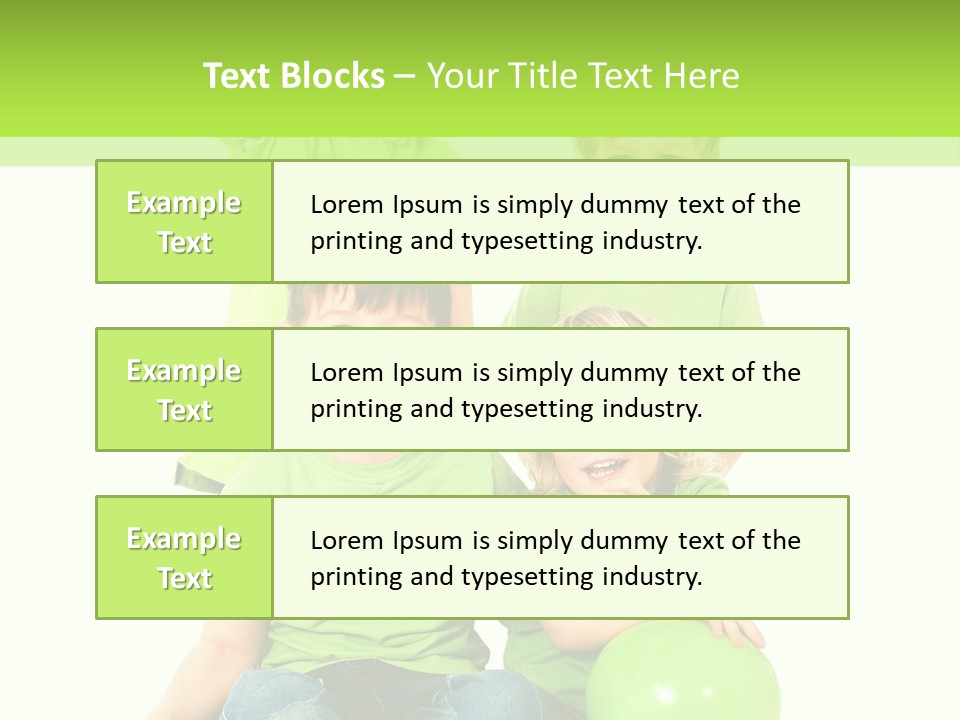 Spielt Freisteller Herumalbern PowerPoint Template