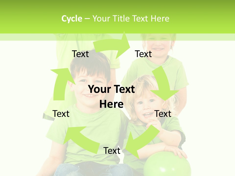 Spielt Freisteller Herumalbern PowerPoint Template