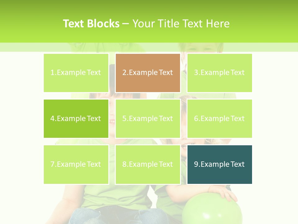 Spielt Freisteller Herumalbern PowerPoint Template