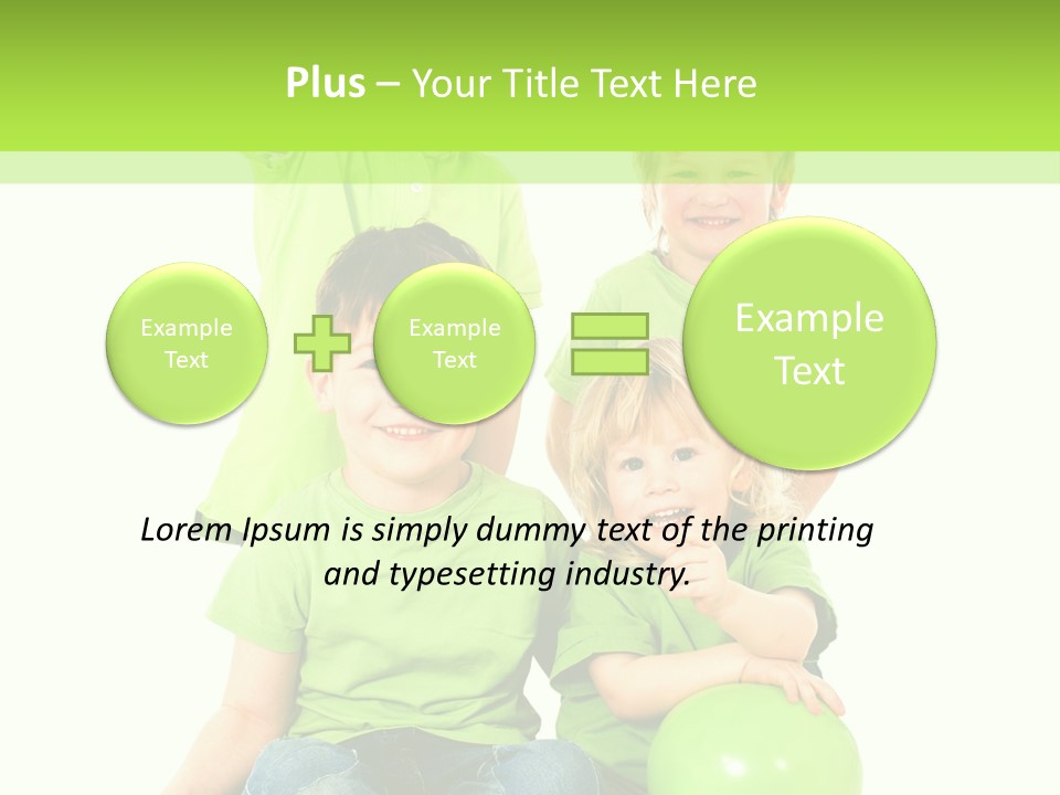 Spielt Freisteller Herumalbern PowerPoint Template