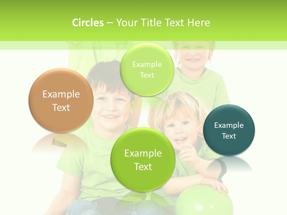 Spielt Freisteller Herumalbern PowerPoint Template