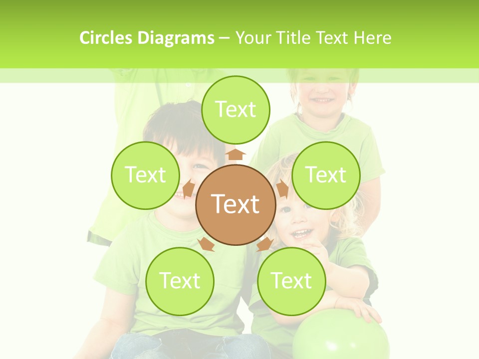 Spielt Freisteller Herumalbern PowerPoint Template