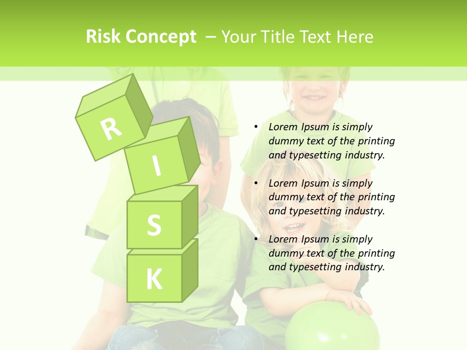 Spielt Freisteller Herumalbern PowerPoint Template