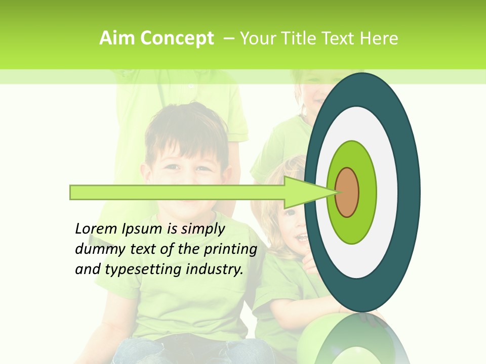 Spielt Freisteller Herumalbern PowerPoint Template