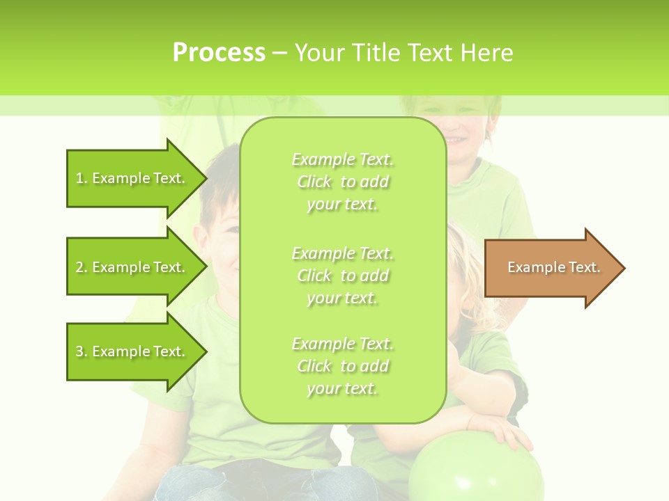Spielt Freisteller Herumalbern PowerPoint Template