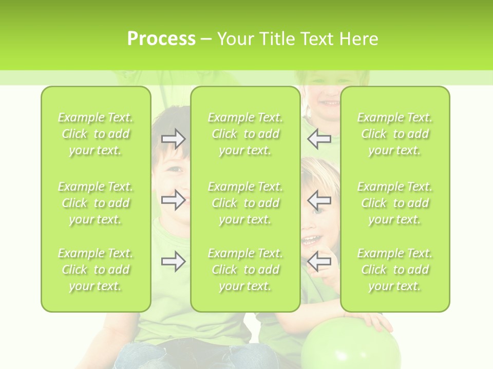 Spielt Freisteller Herumalbern PowerPoint Template